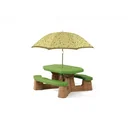 Picnic table with umbrella