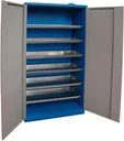 Milieukast TYPE III met 6 uittrekbare zinkbakken