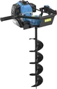 Motorische grondboor GE 2200, 3 pk, inclusief 3 boren