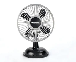 Ventilator - Retro Fan zwart met USB-aansluiting