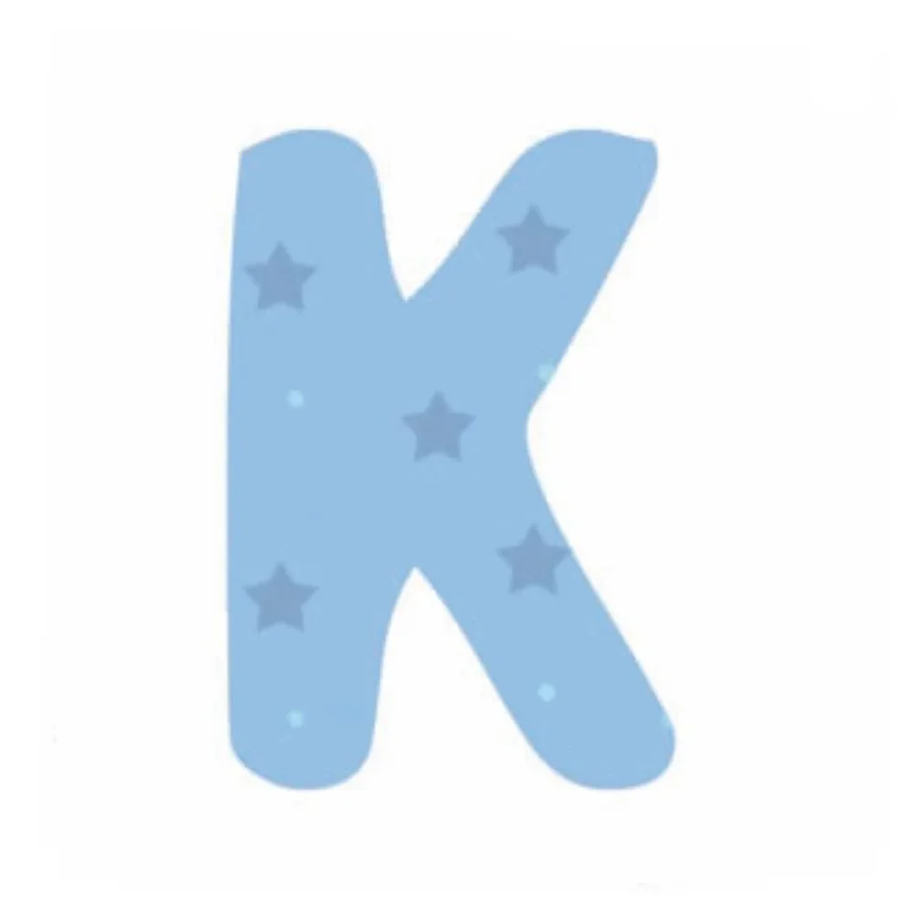 "Lilipinso stickers blauwe letter k image"