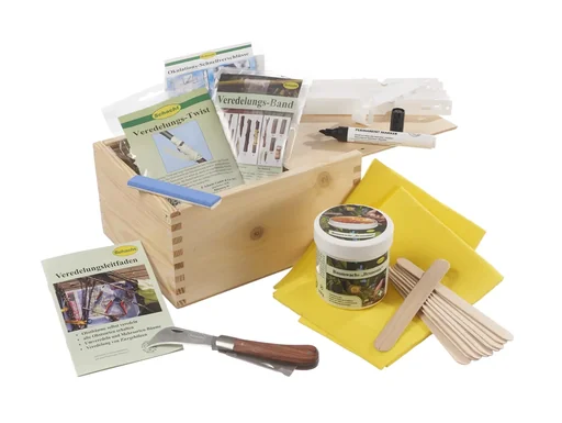"Complete finishing set in a wooden box image"