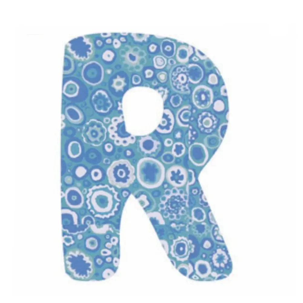 "Lilipinso stickers blauwe letter r image"