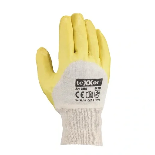 "Nitrile glove KNITTED BAND size 10 image"