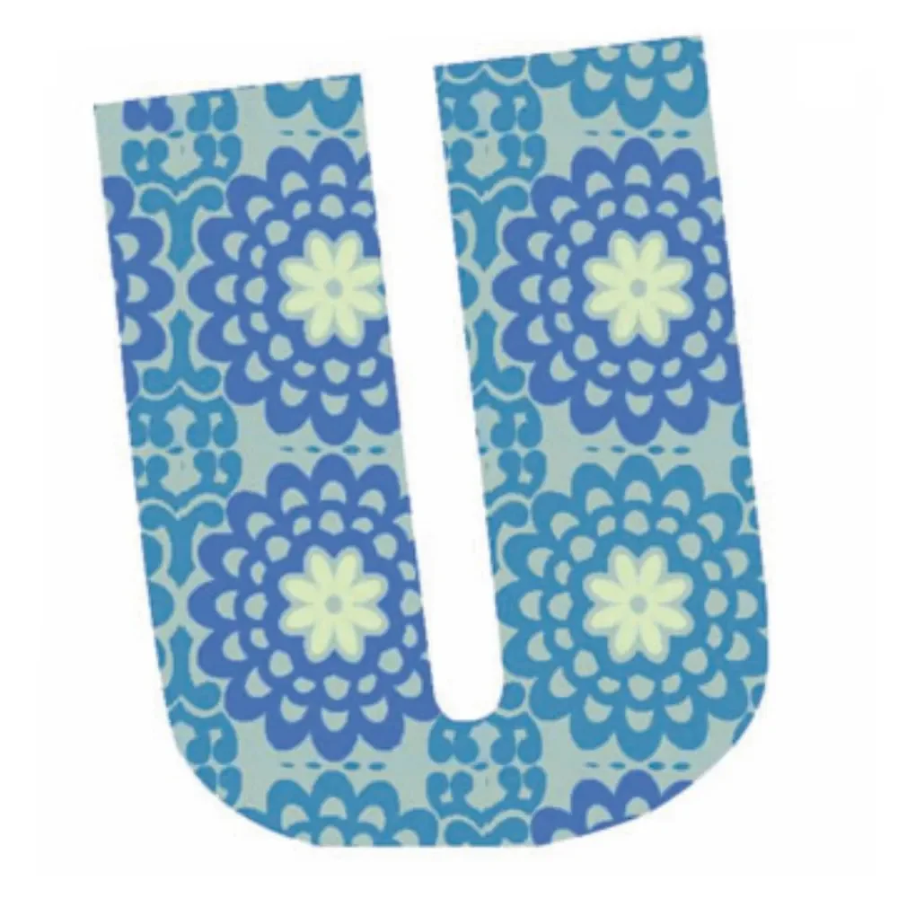 "Lilipinso Sticker blauwe letter u image"