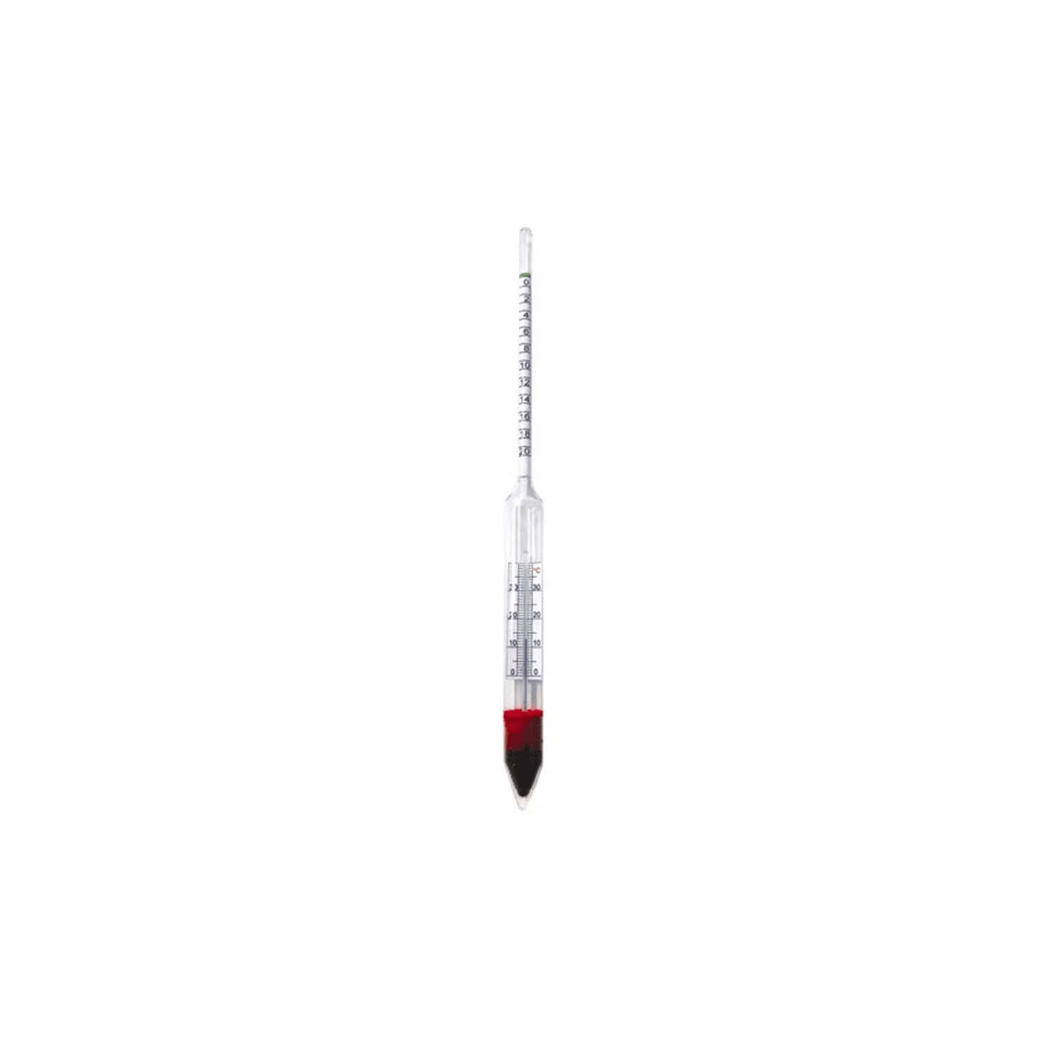 Hydrometer Wort - Saccharimeter BREWFERM 0-10 plato + thermometer