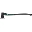 Large axe with soft-grip handle - 90 cm - 2 kg - black/green