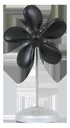 Table fan Flower Fan black