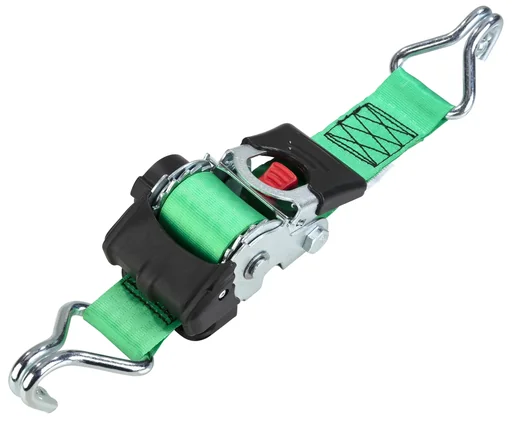 "Automatic lashing strap with claw hook, 1.8 m x 50 mm image"