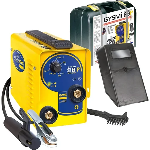"Welding inverter GYSMI 80P case, MMA, accessories image"