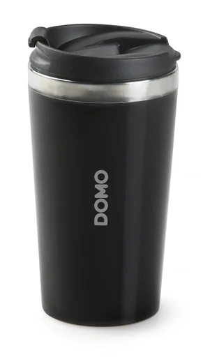 "Replacement thermos flask, double-walled, stainless steel, black/silver, 400 ml image"