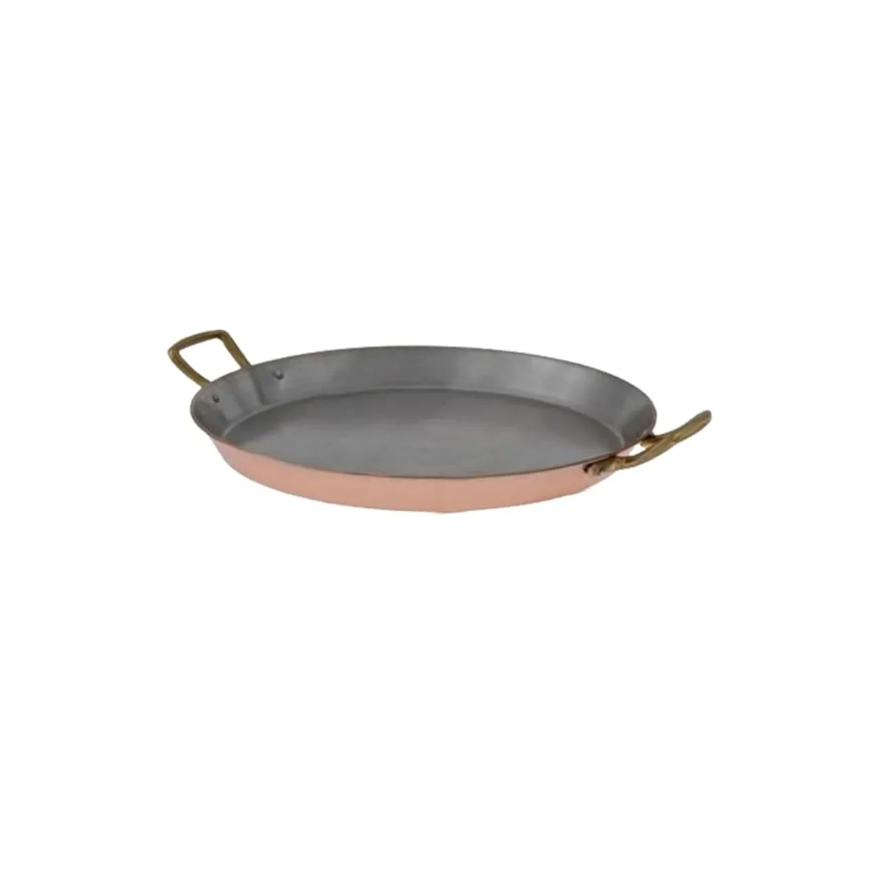 "Koperen pan, koekenpan koper, paella pan, 40 сm image"