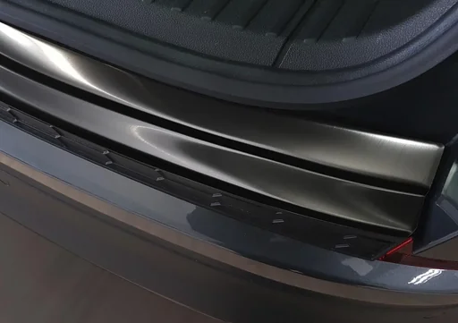 "Stainless steel loading sill protector for Skoda Kodiaq Crossover - graphite / black, built from 2016> image"