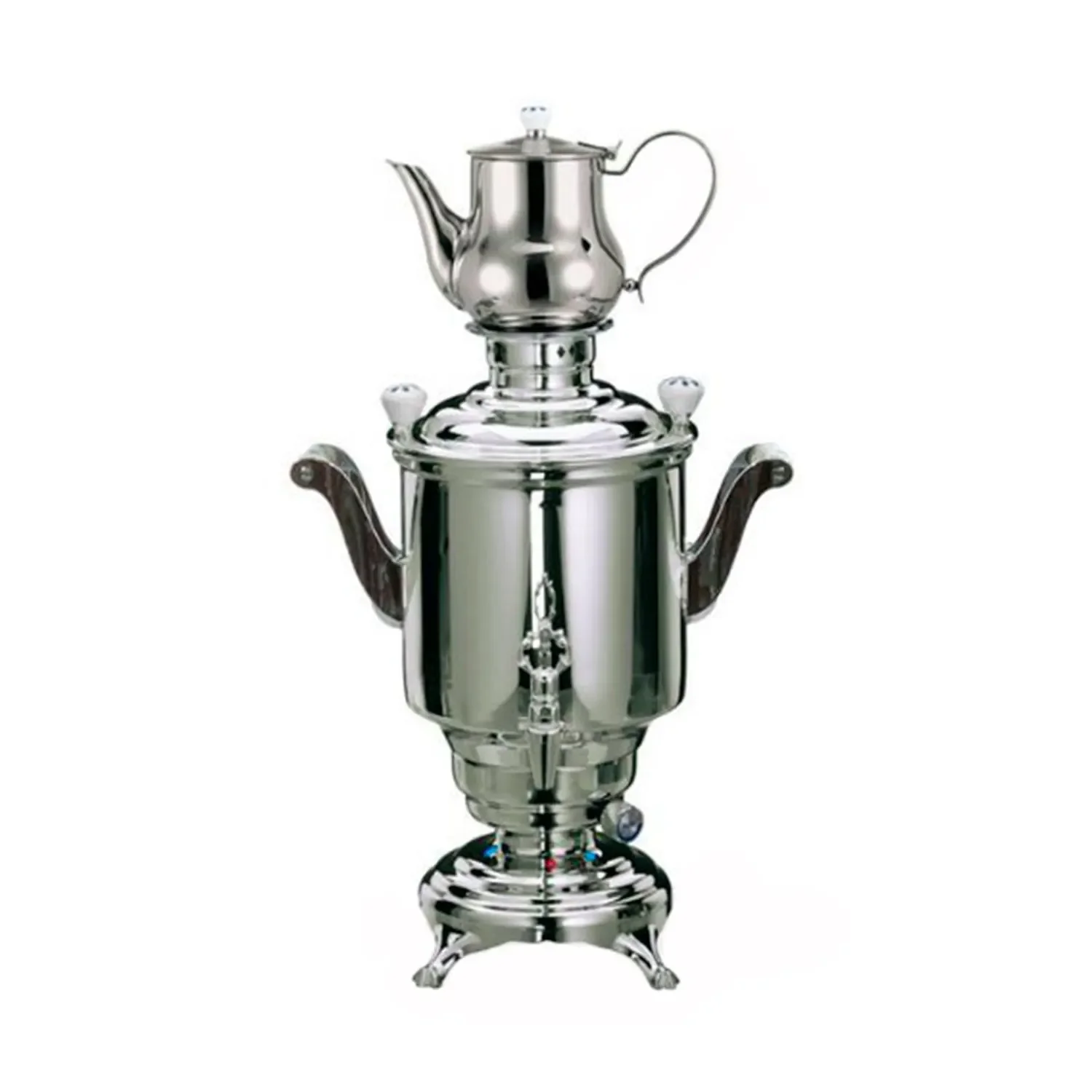 "Samovar met Theepot, Russische Theeketel Elektrisch - Romanov III image"