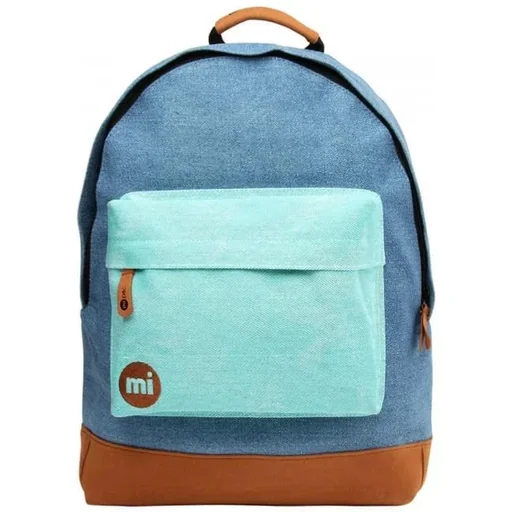 "Rucksack Denim Denim Green Patch image"