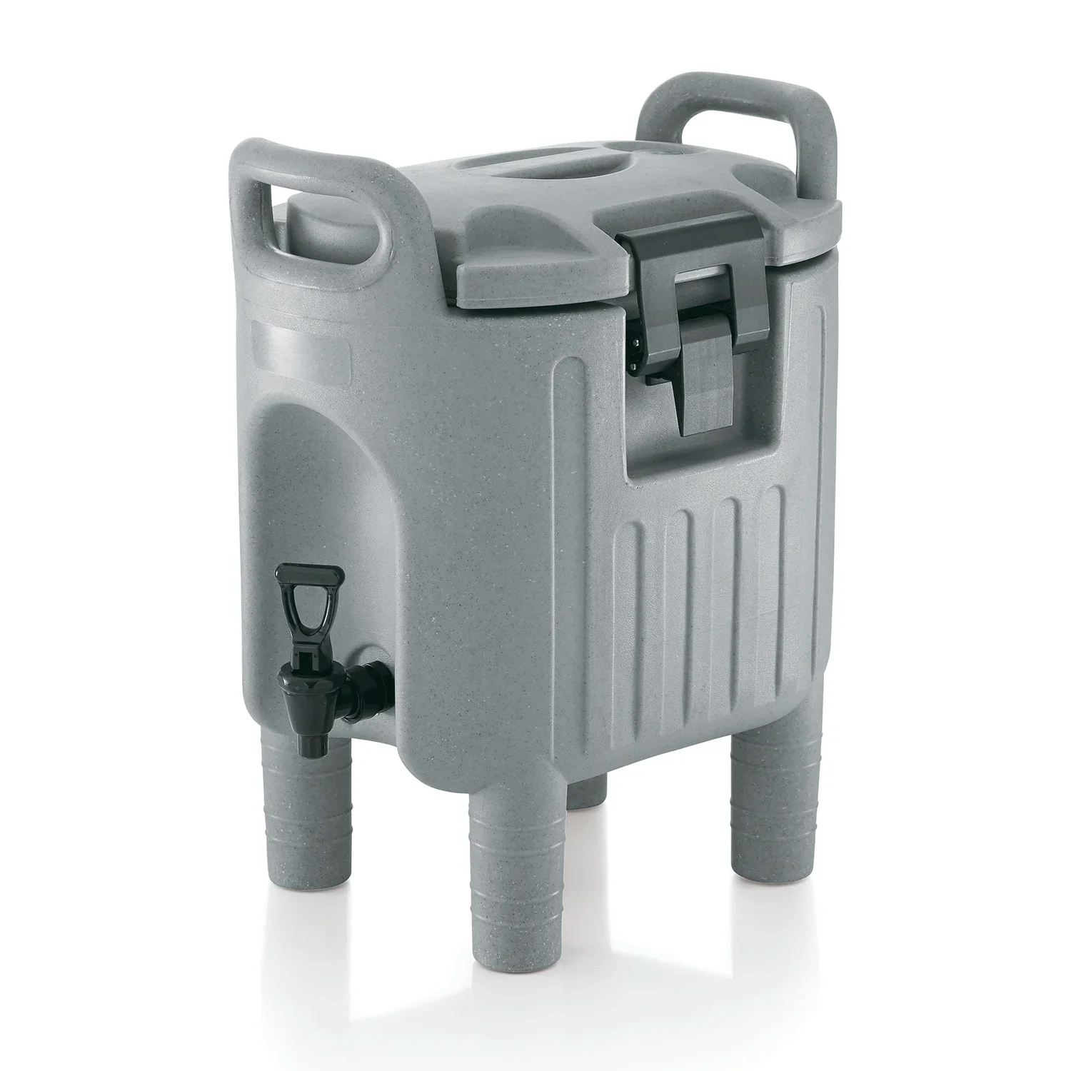 "Thermische container, thermoscontainer, geïsoleerde drankdispenser - met kraan, voor transport, grijs, 7,5L image"