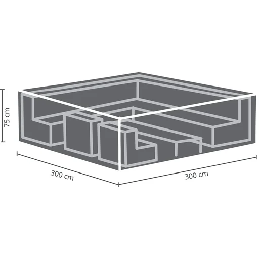 "protective cover for lounge set - 300 cm image"