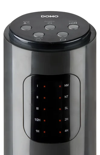 "Column fan with remote control and LED display - 96 cm image"