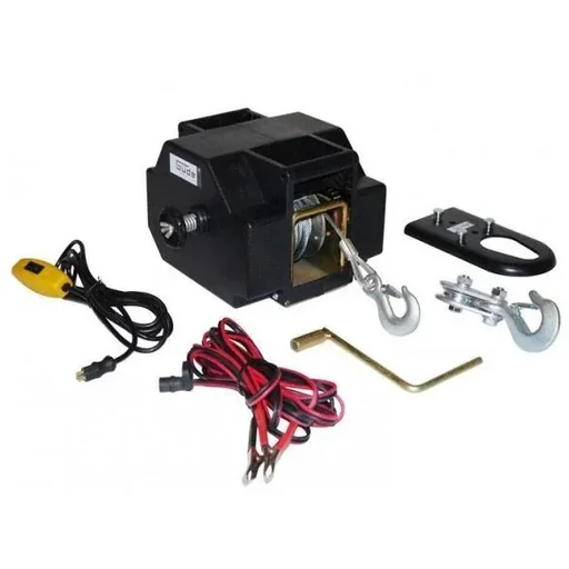 "2 TON motor winch 12 Volt image"