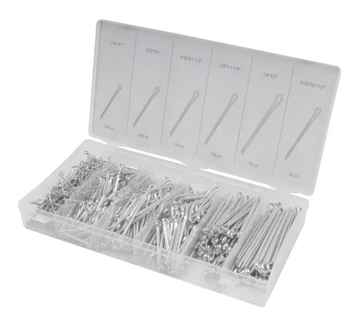 "Split pins, 1000 pieces in assortment box image"