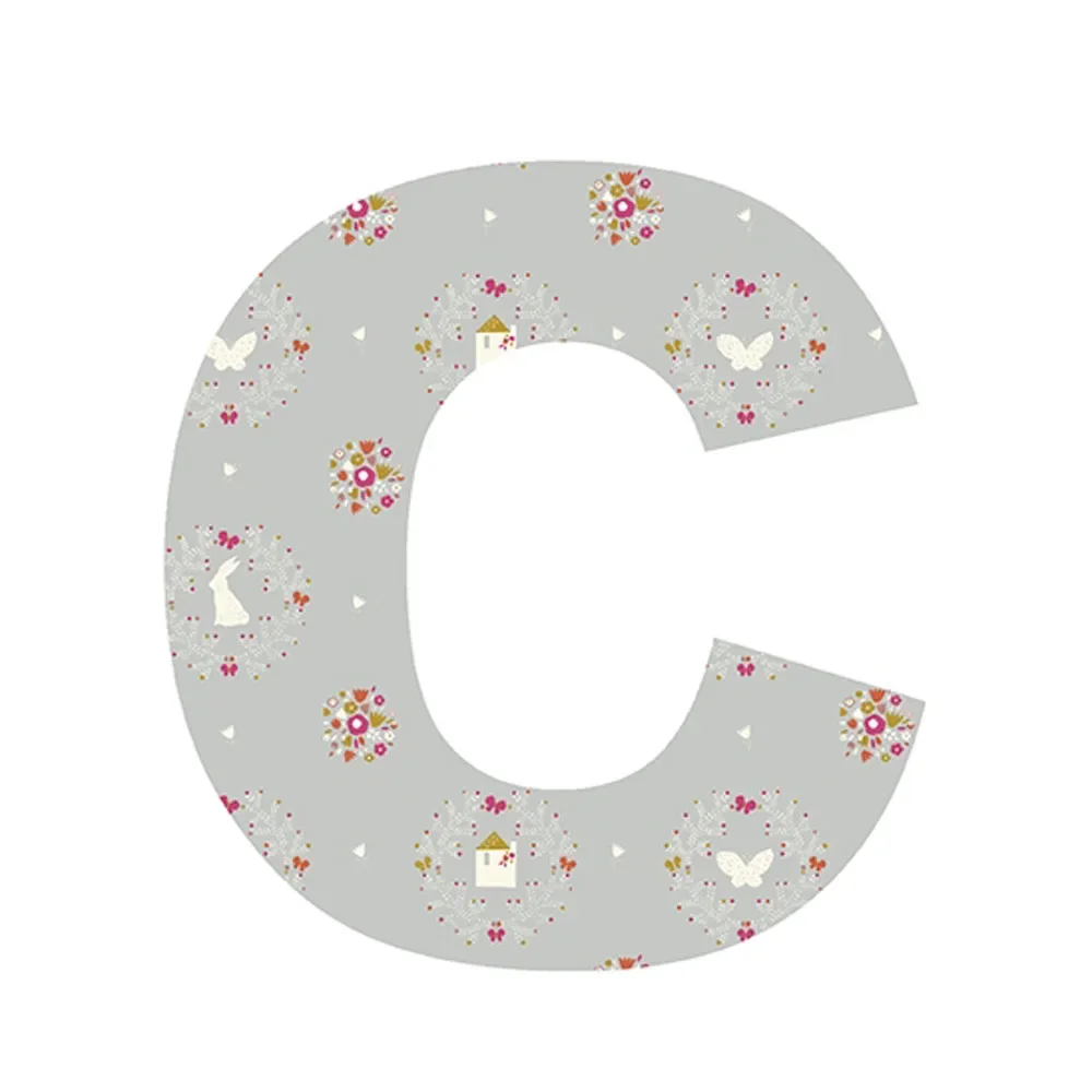 "Lilipinso sticker letter gebloemd C image"