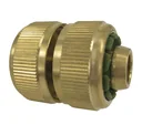 Slangkoppeling/reparateur met steek-systeem 3/4", messing knelkoppeling