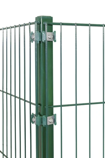 "Hoekpaal voor dubbel- en enkelstaafmatten 1700 x 40 x 40 mm - groen image"