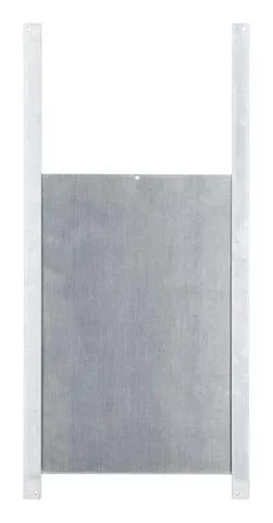 "Schuifdeur voor kippenhok 43 x 40 cm, aluminium, complete montageset image"