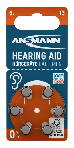 "Hoortoestelbatterijen type 13 / PR48 image"