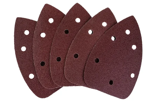 "Schuurdriehoeken, korrel 60, 140 x 140 x 8 mm, 5 stuks image"