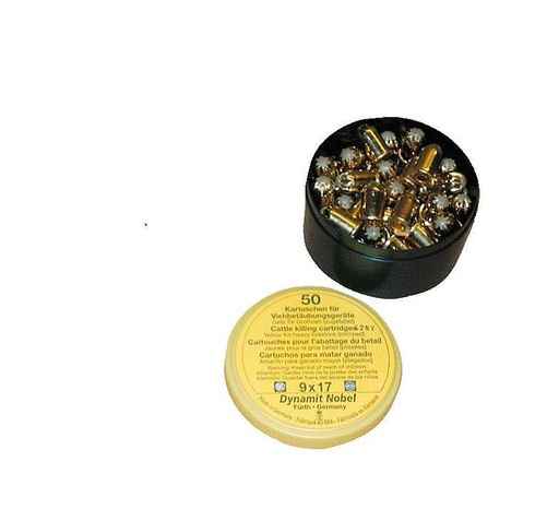 "Patronen - 9x17 - 50 stuks, geel image"