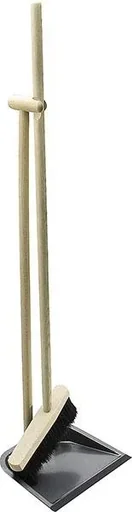 "Staande bezem- en blikset "Faule Grete", totale hoogte 107 cm - 970 g image"