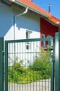 Tuinhek voor dubbelstaafmat