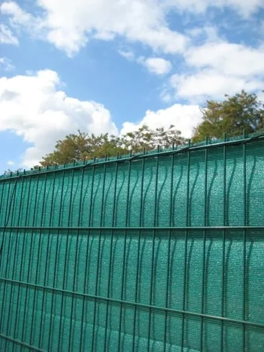"HDPE-privacyscherm 120x500 cm groen image"