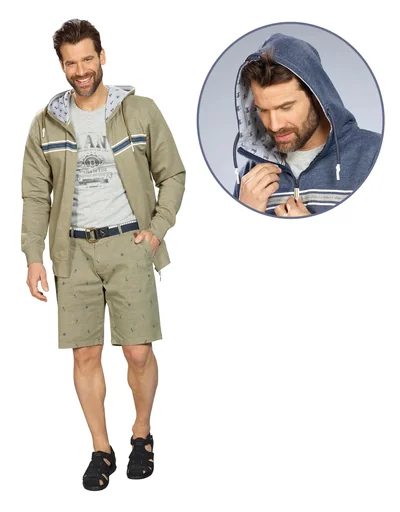 "Hooded jacket, color navy, size M image"