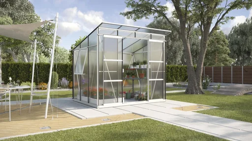 "Greenhouse Freya 5900 ESG/HKP 3/6 mm, color aluminum image"
