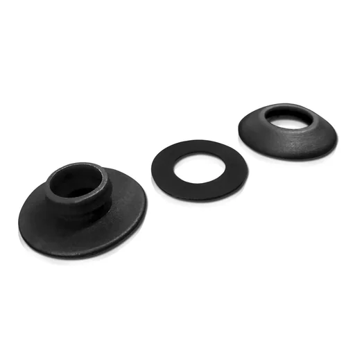 "Tarpaulin eyelets, black - 25 pieces image"