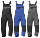Dungarees for work and leisure, color gray, size 48