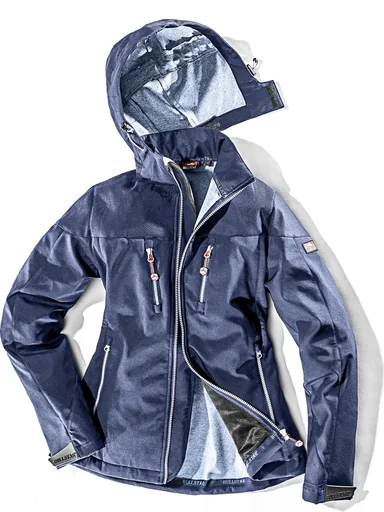 "Women's softshell jacket WORXTAR navy, size S image"