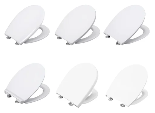 "PREMIUM 3 toilet seat, soft-close, removable, white image"