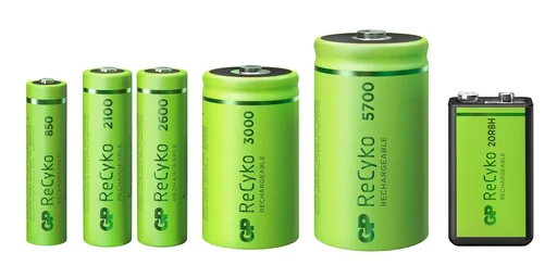 "ReCyko 9V Block NiMH Battery with 200 mAh, 1.2V - 1 piece image"