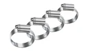 Hose clamp, galvanized, band width 9 mm (W1), clamping range 40-60 mm - 4 pieces