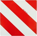 Warning sign, 423 x 423 mm, right-rejecting
