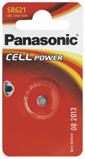 "Silver oxide button cell SR621 / V364, 6.8 x 2.15 mm, 1 piece image"