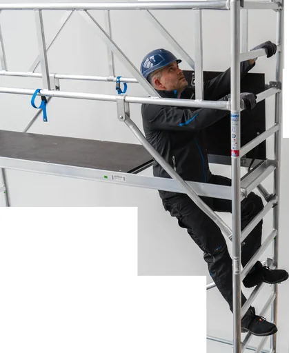 "STABILO mobile scaffolding series 10, bay length 2.50 m, working height approx. 3.00 m image"