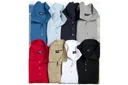 Polo shirt with button placket and breast pocket, color royal blue, size 4XL