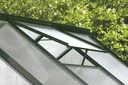 Aluminum roof window for Calypso, without glass, aluminum