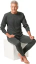 Thermal undershirt, long-sleeved, anthracite, size M