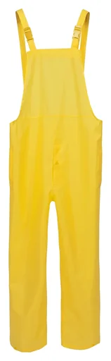 "PU rain dungarees Profi, yellow, size XXL image"