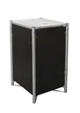 Garbage can box 240 liters, plastic, black, 1 piece